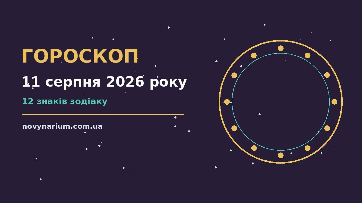 Гороскоп на 11 серпня 2026 року: важливі сигнали дня для впевненого початку дня